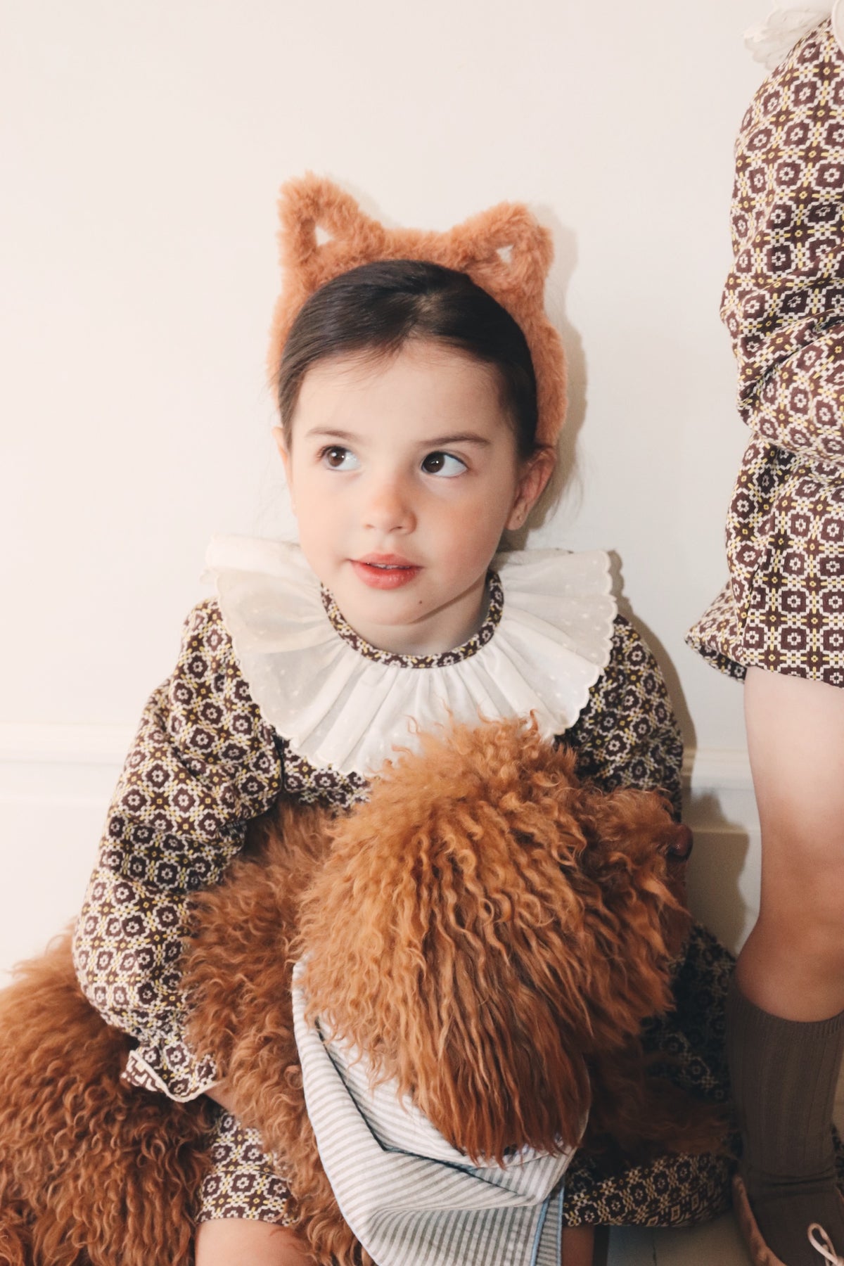Vestido Puntilla Jacquard Chocolate