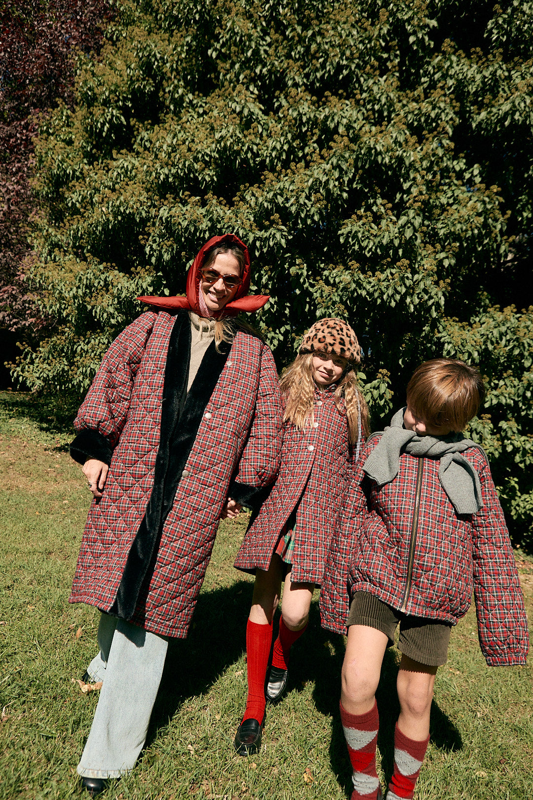 Chaqueta Niña Acolchada Rojo
