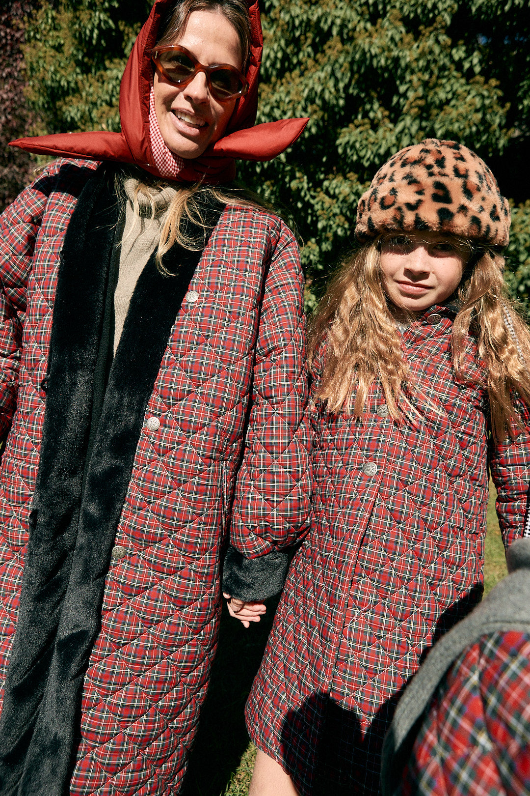 Chaqueta Niña Acolchada Rojo