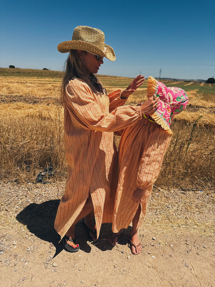 Kaftan Verde Flúor MUJER
