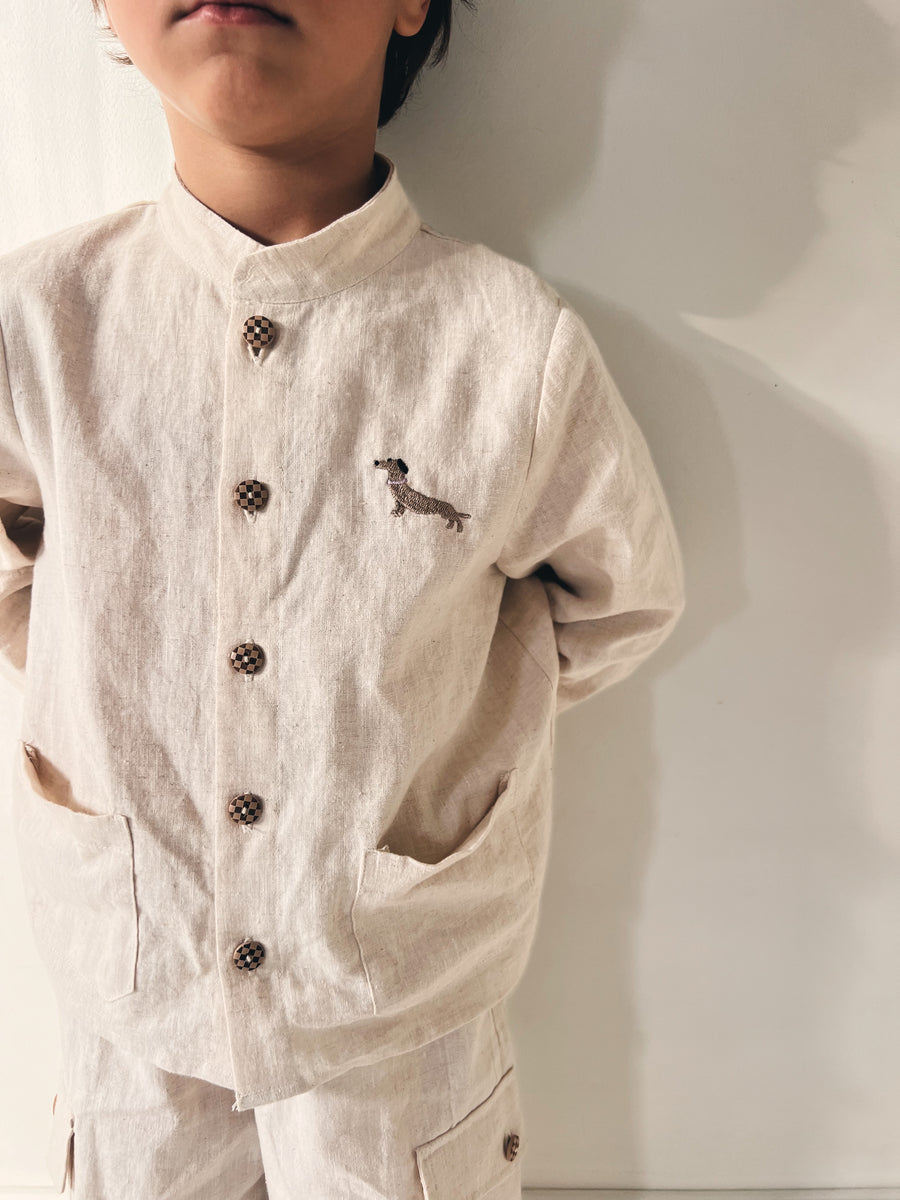 Camisa Mao 100% Lino