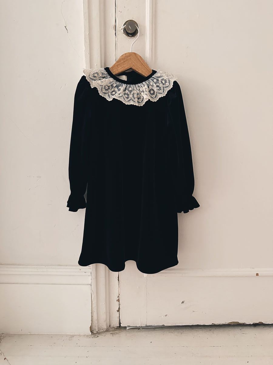 Vestido Terciopelo Negro