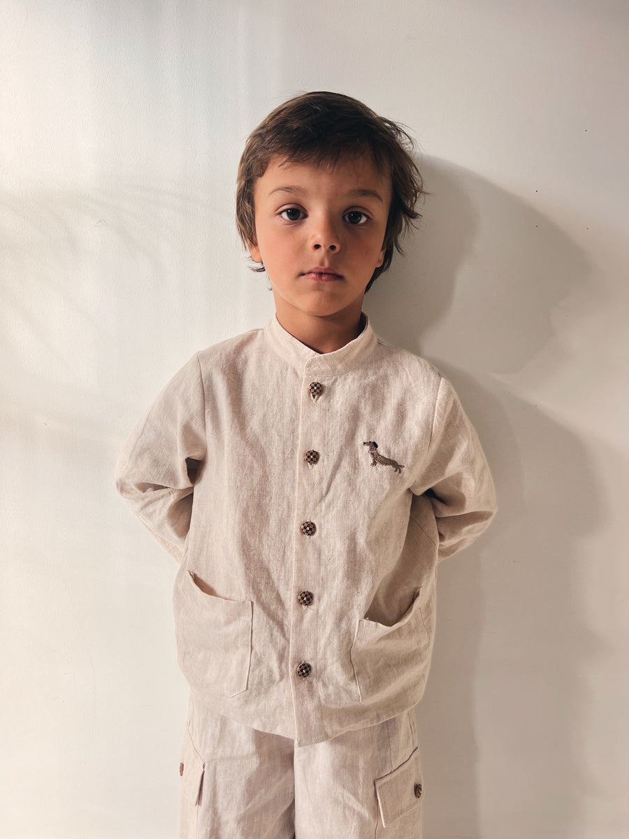 Camisa Mao 100% Lino