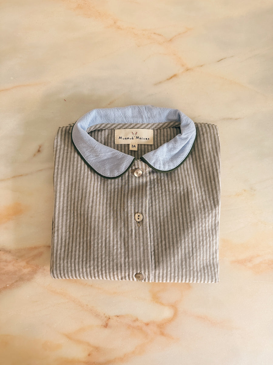 Blusa Vintage Rayas Topo