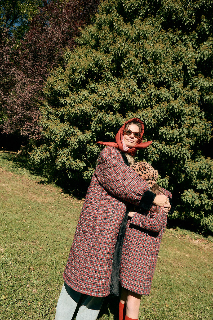 Abrigo Mujer Acolchado Rojo