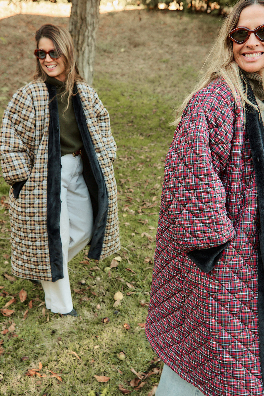 Abrigo Mujer Acolchado Gris