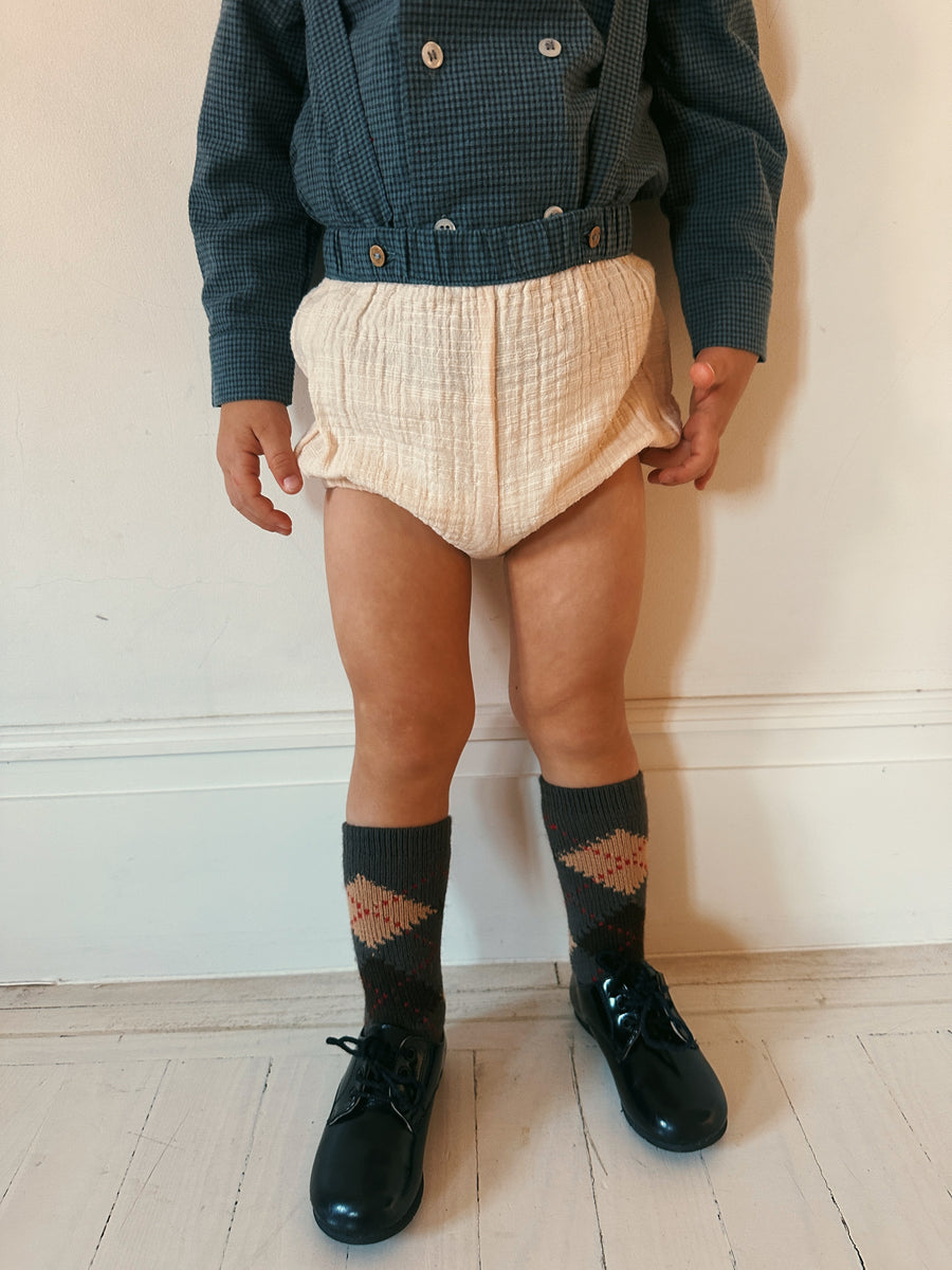 Peto Bebé Vichy Gris