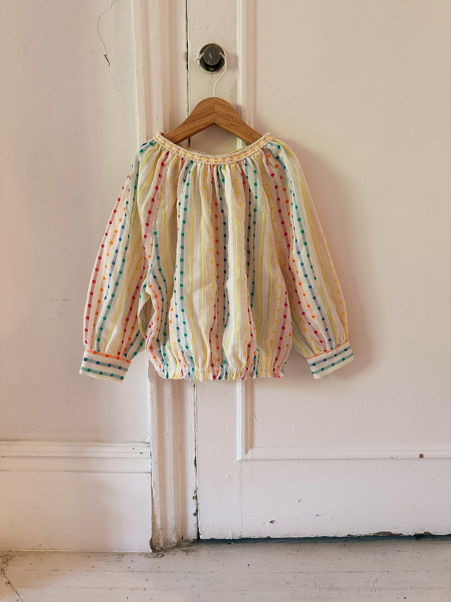 Blusa Volumen Lunares Colores