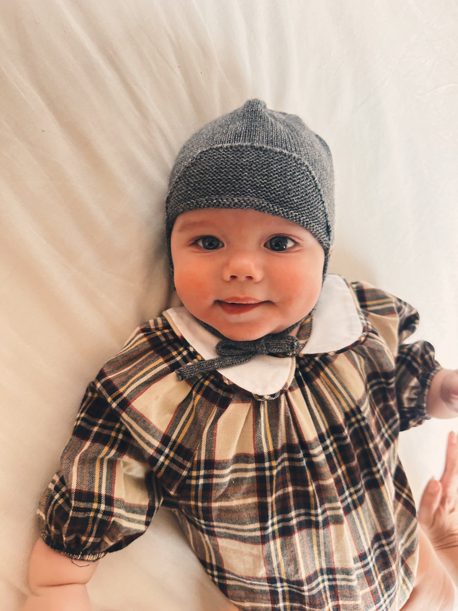 Gorrito Aviador Gris