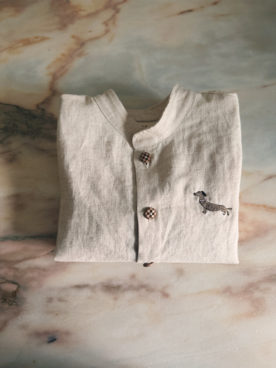 Camisa Mao 100% Lino