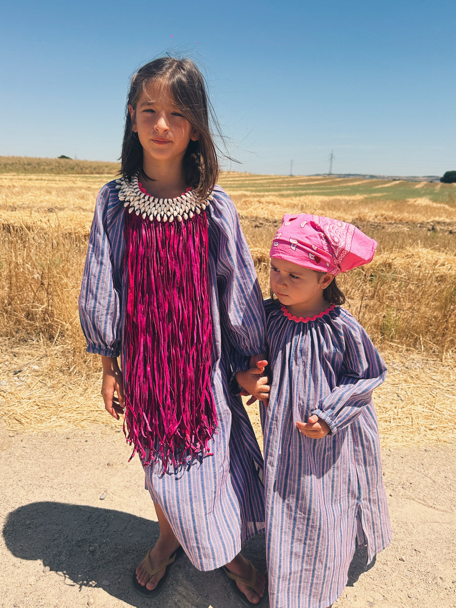 Kaftan Rosa Flúor