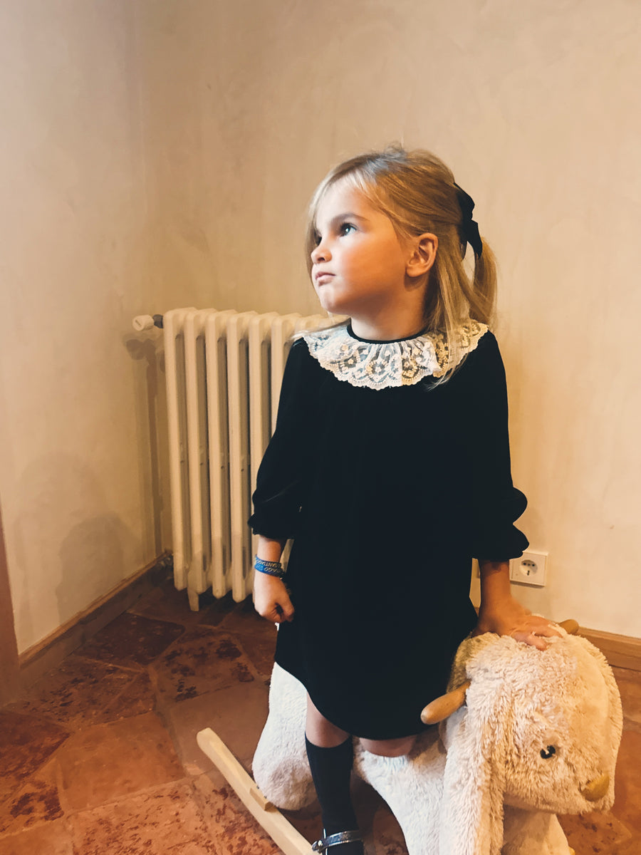 Vestido Terciopelo Negro