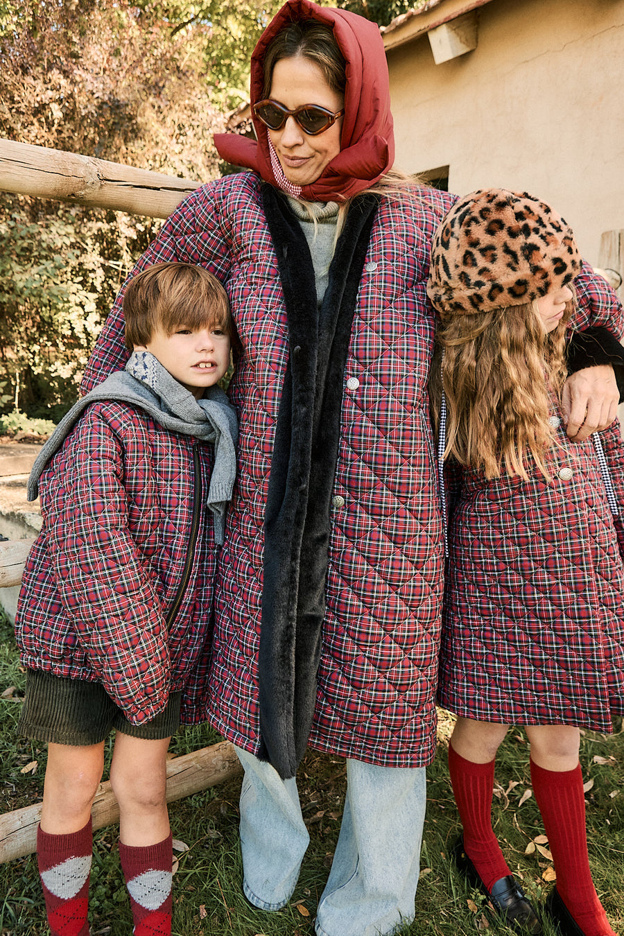 Abrigo Mujer Acolchado Rojo