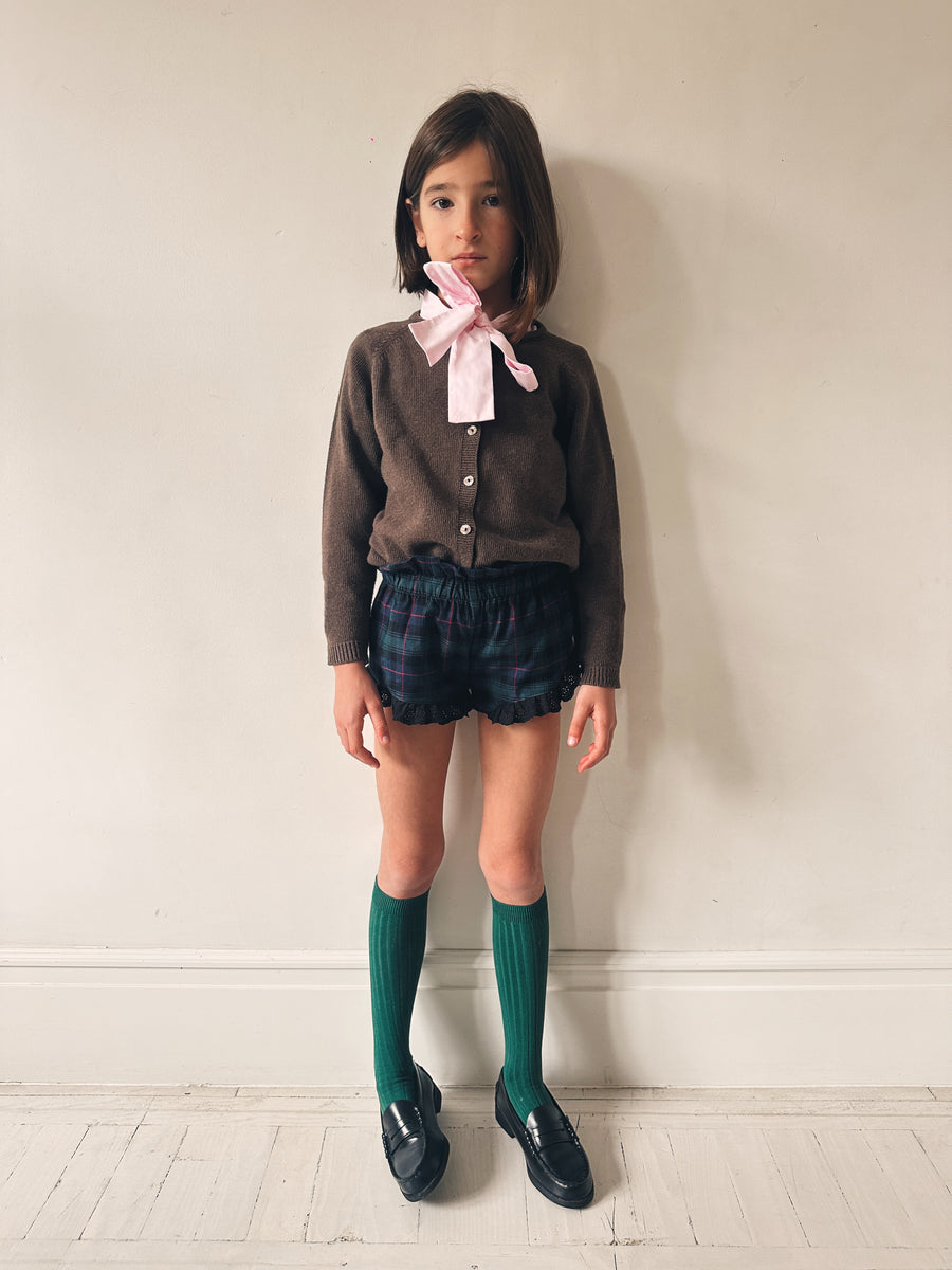 Short Escocés Viyela Azul