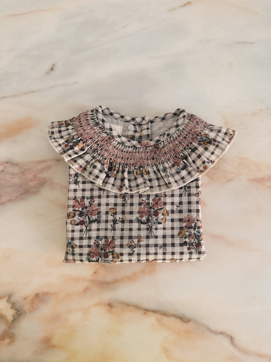Ranita Smock Vichy Flores