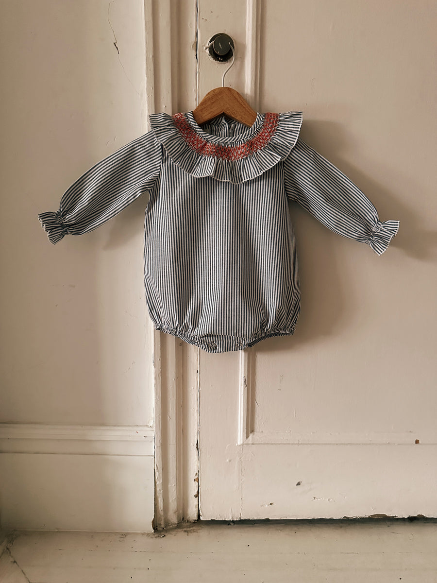 Ranita Smock Oxford Gris