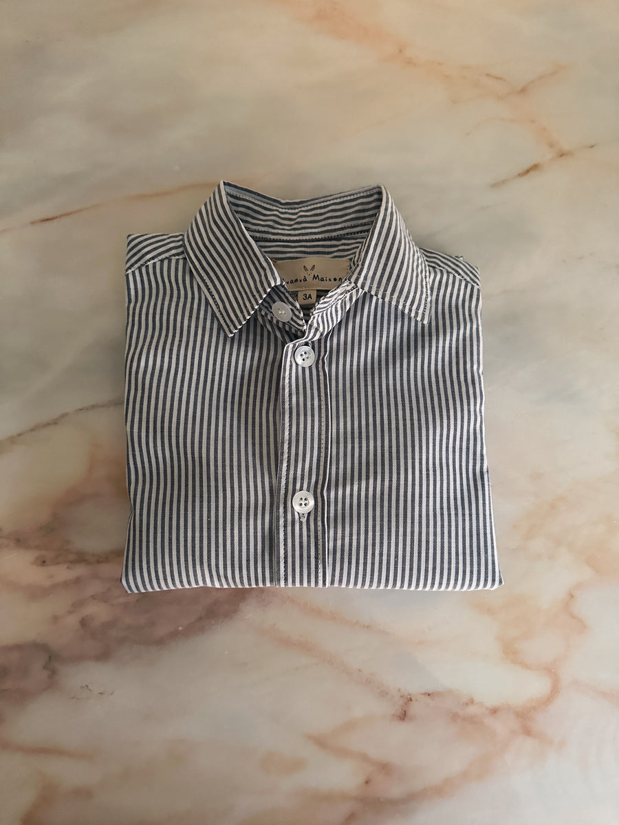 Camisa Oxford Gris