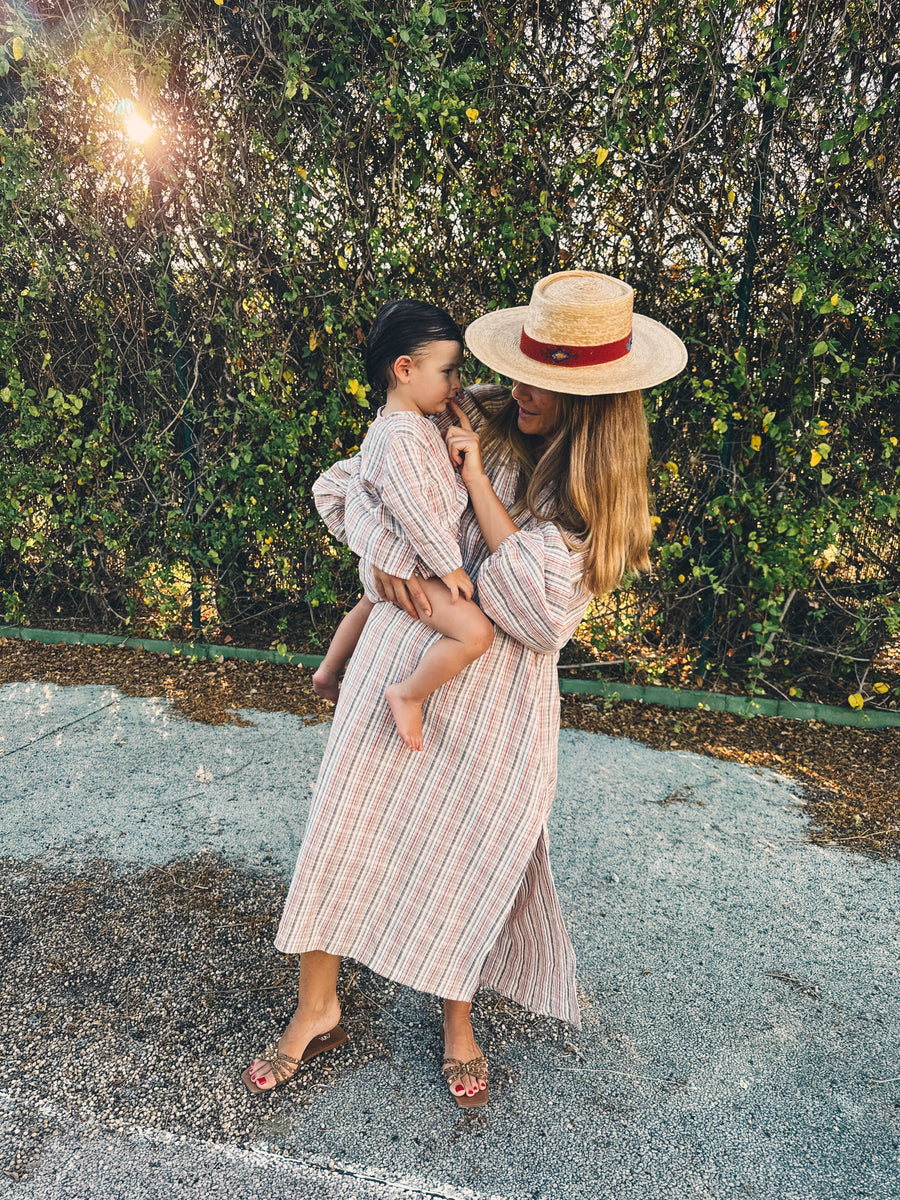 Kaftan Rayas Tierra MUJER