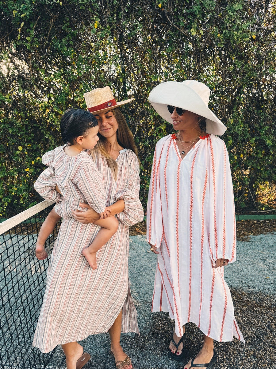 Kaftan Rayas Tierra MUJER