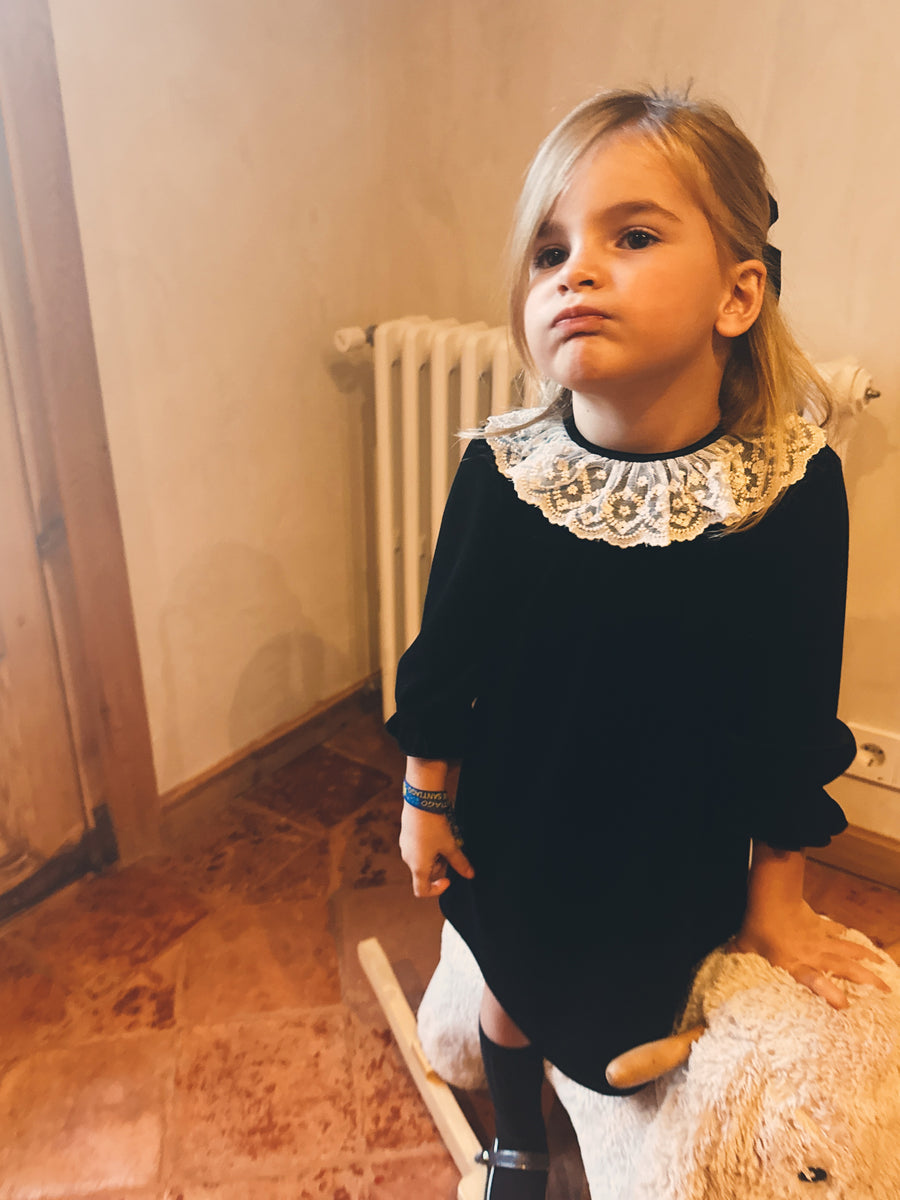 Vestido Terciopelo Negro