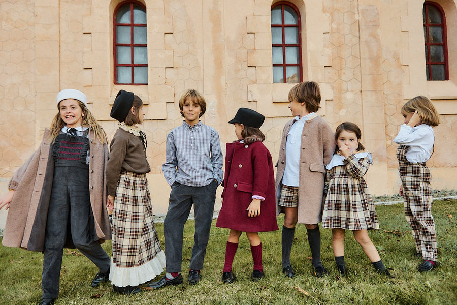 Pantalón Pinzas Pana Gris