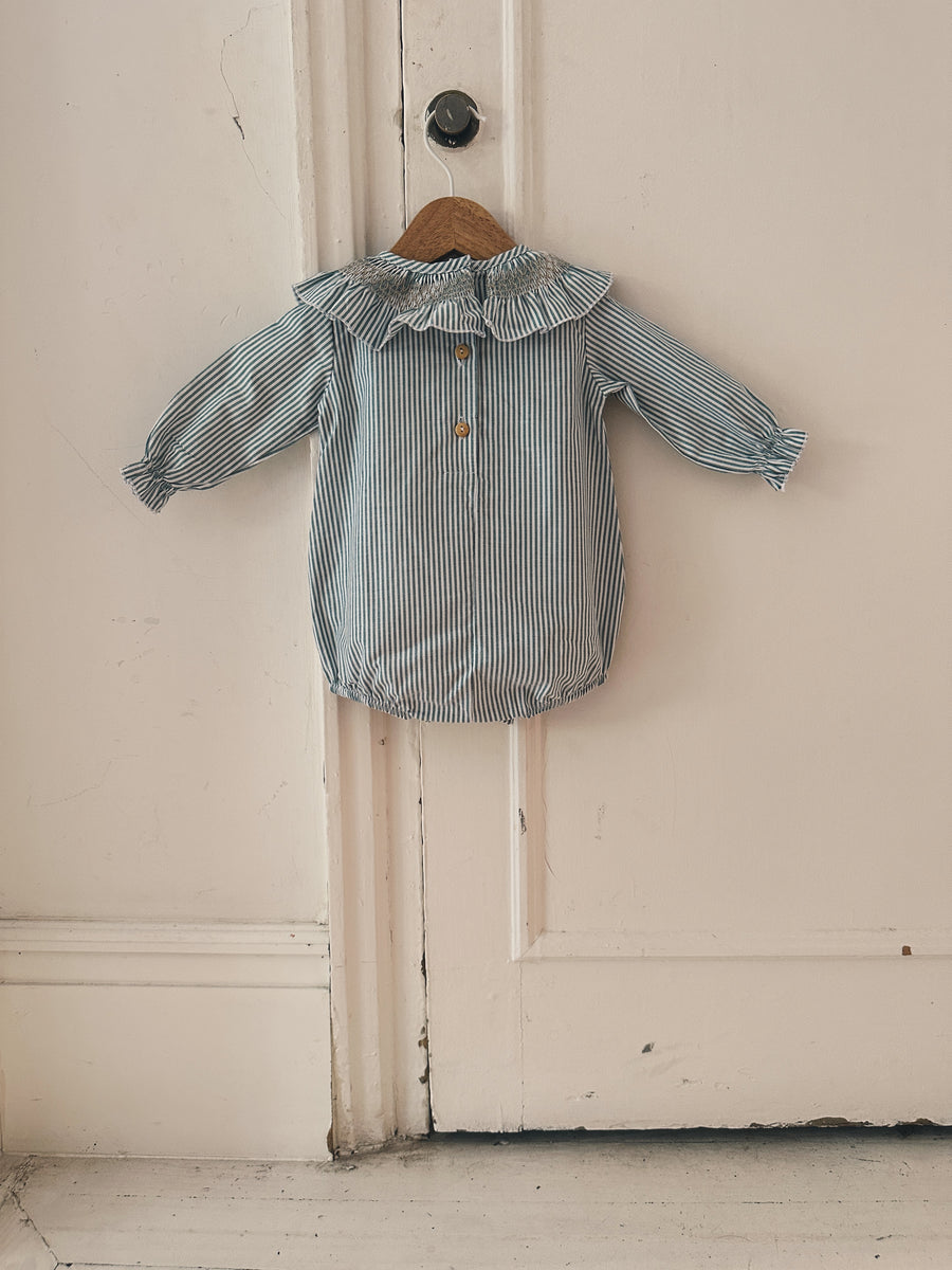 Ranita Smock Oxford Verde