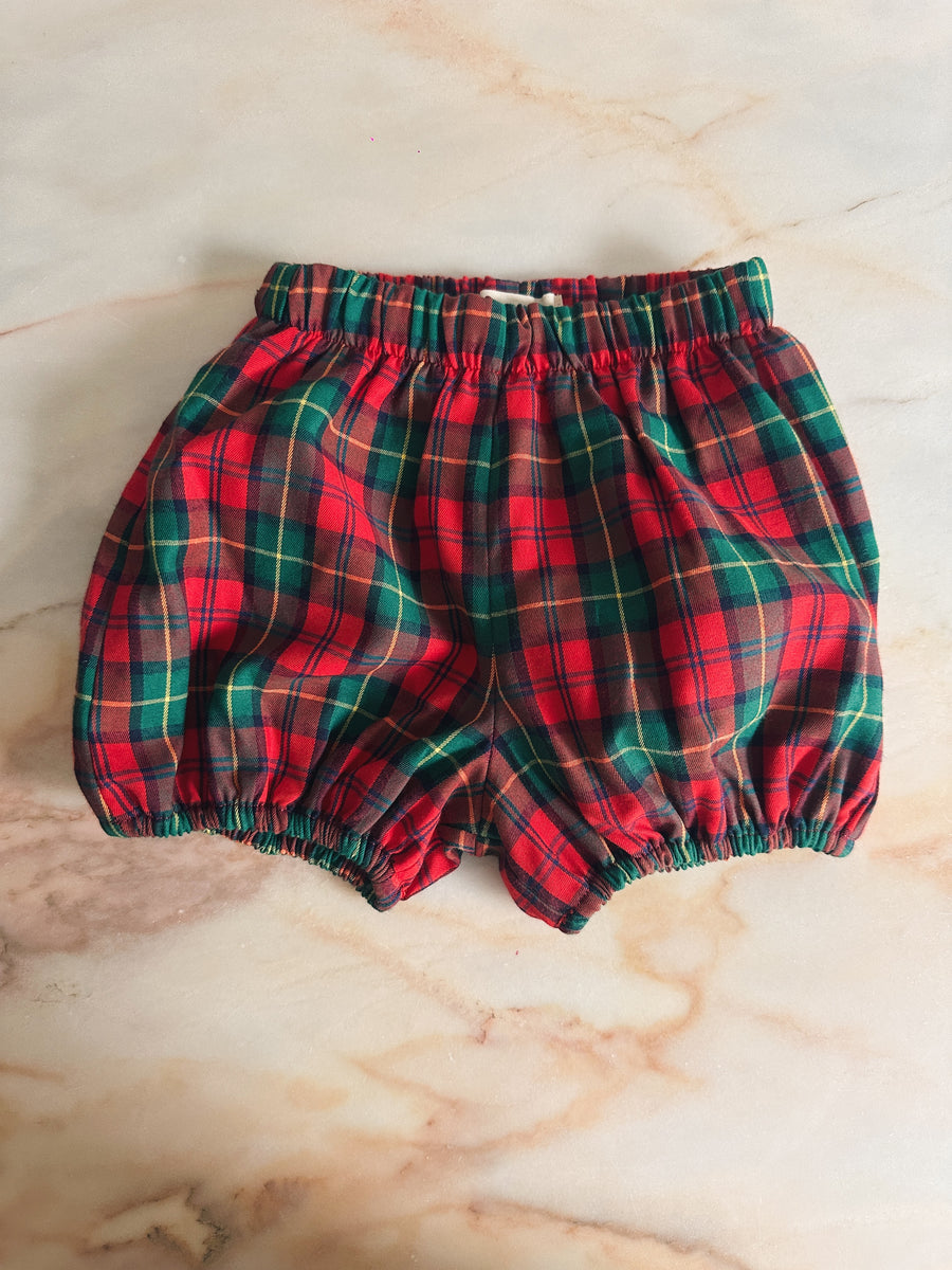 Pantalón Globo Escocés Viyela Rojo