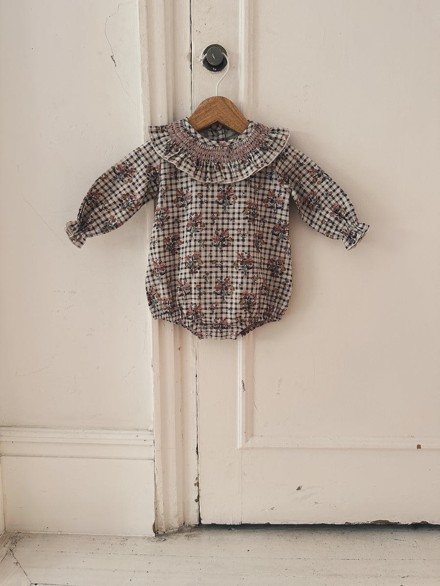 Ranita Smock Vichy Flores
