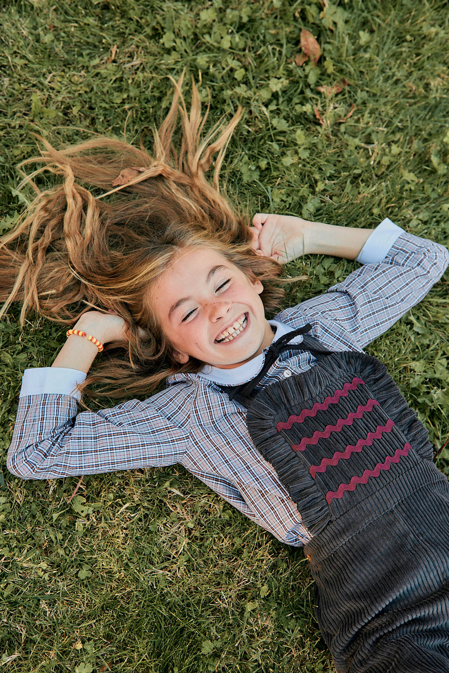 Blusa Vintage Escocés Popelín Gris