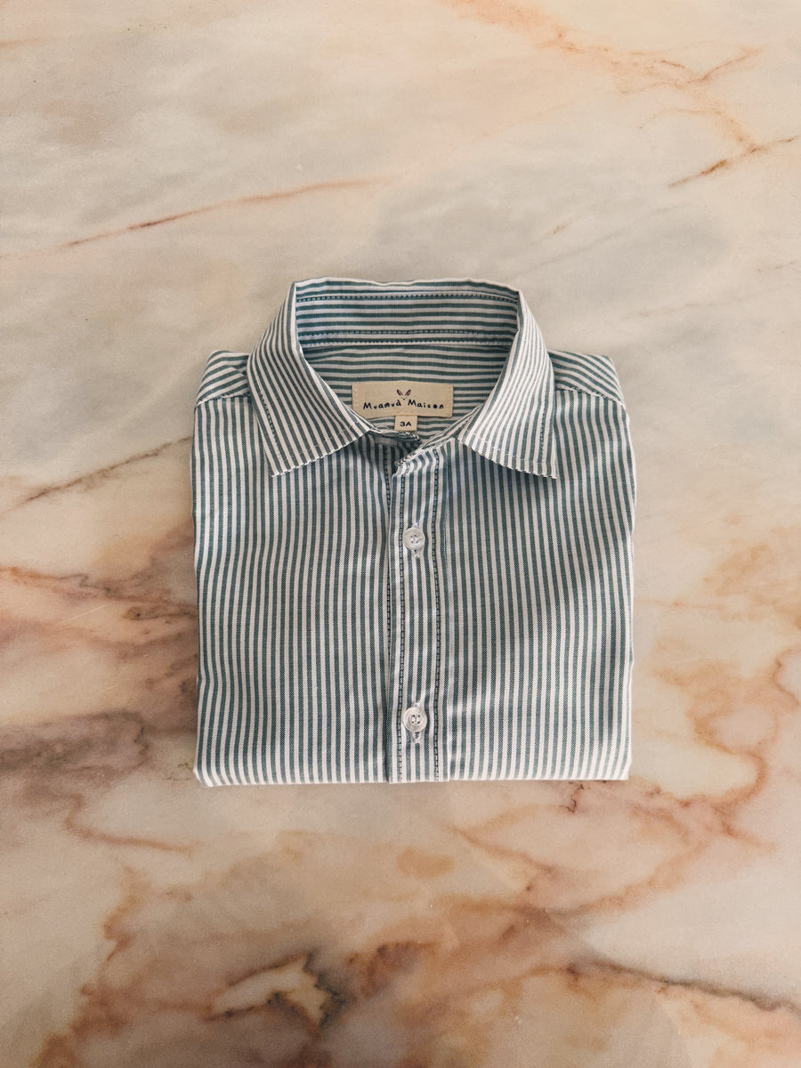 Camisa Oxford Verde