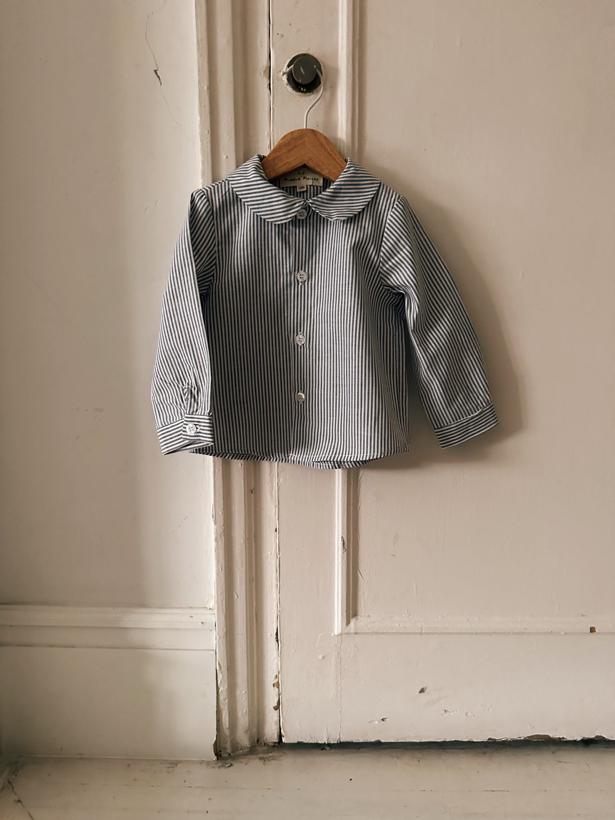 Camisa Bebé Oxford Gris
