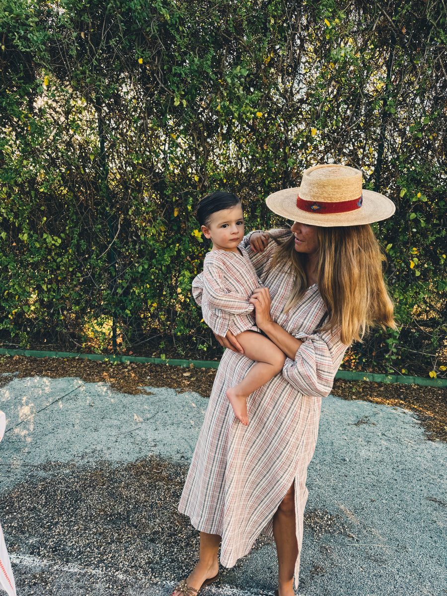 Kaftan Rayas Tierra MUJER