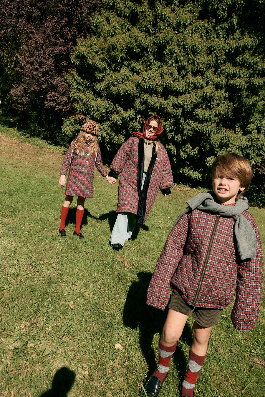 Abrigo Mujer Acolchado Rojo