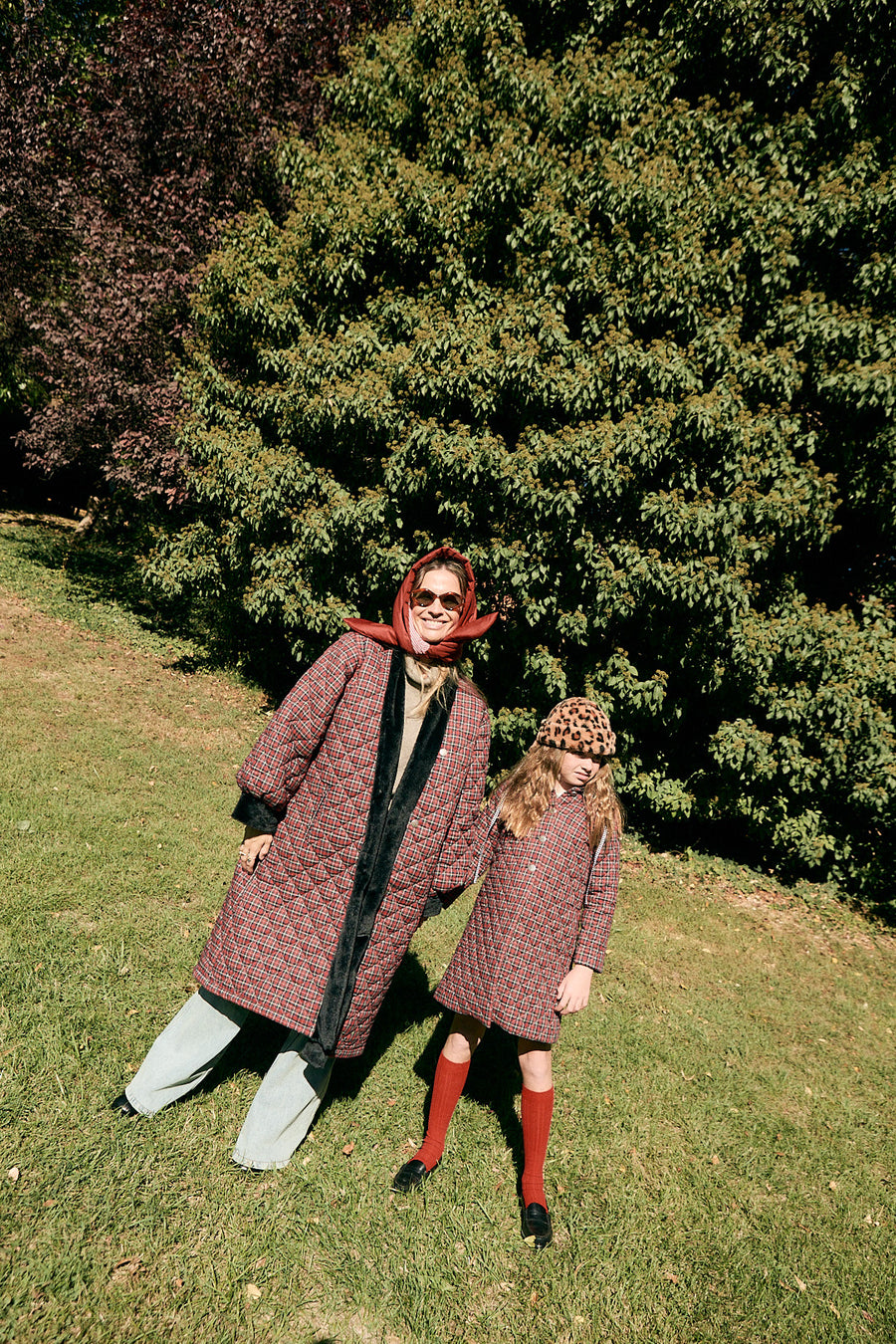 Abrigo Mujer Acolchado Rojo