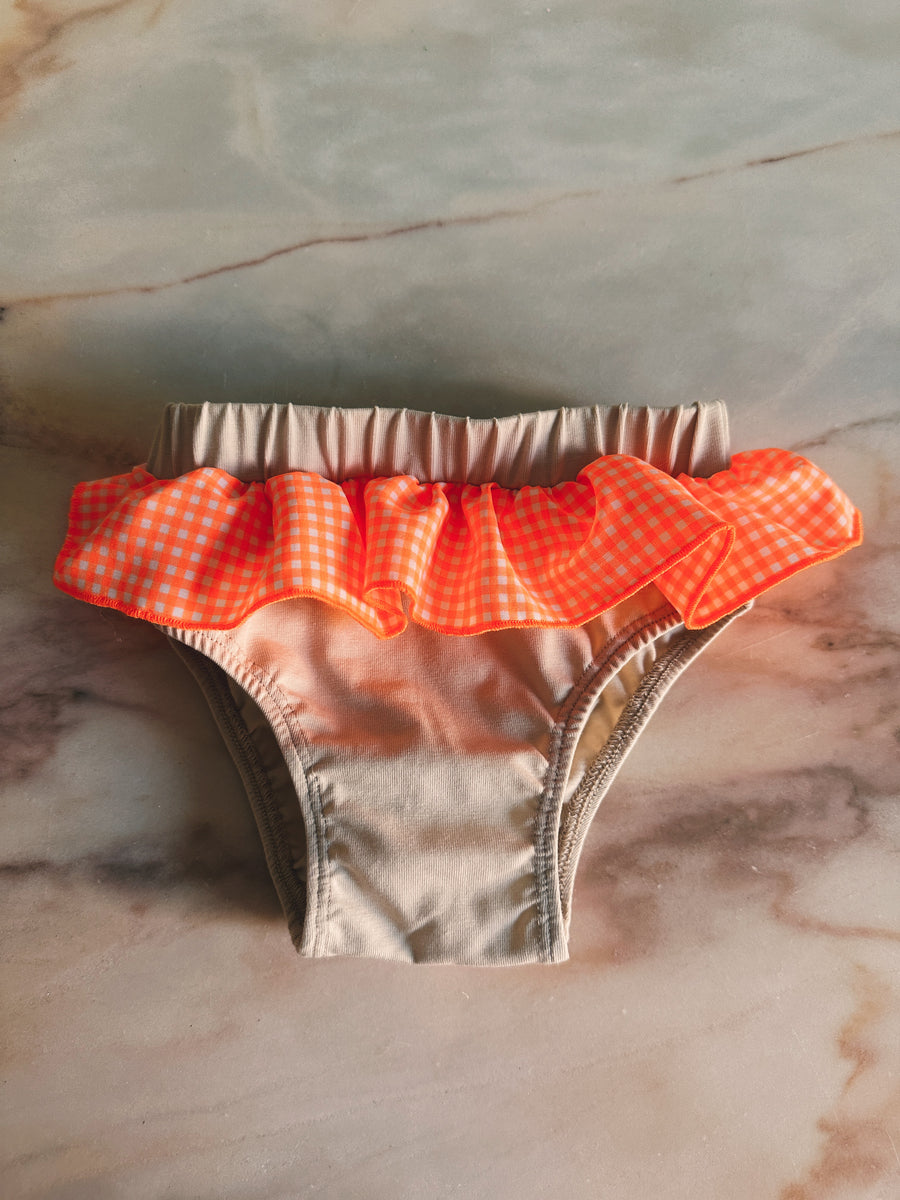 Cubrepañal de Baño Vichy Naranja