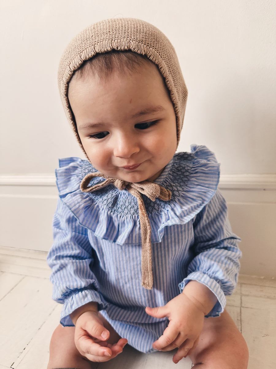 Ranita Smock Rayas Azul