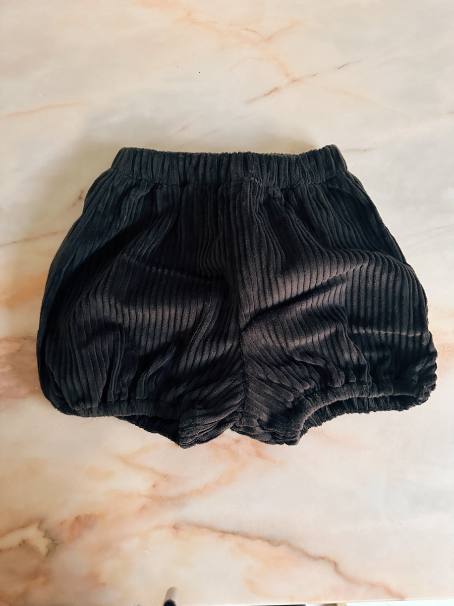 Pantalón Globo Pana Gris