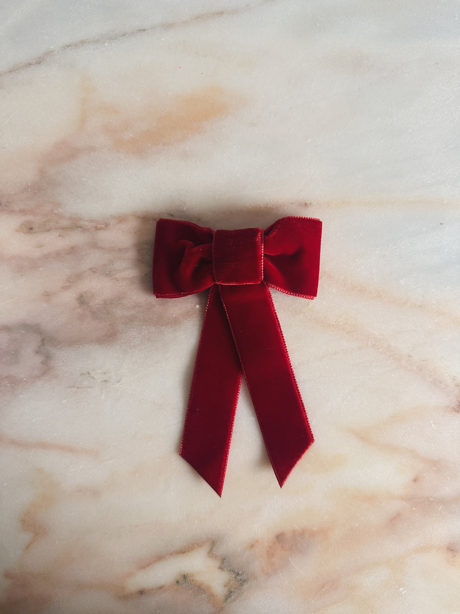 Lazo Terciopelo Rojo