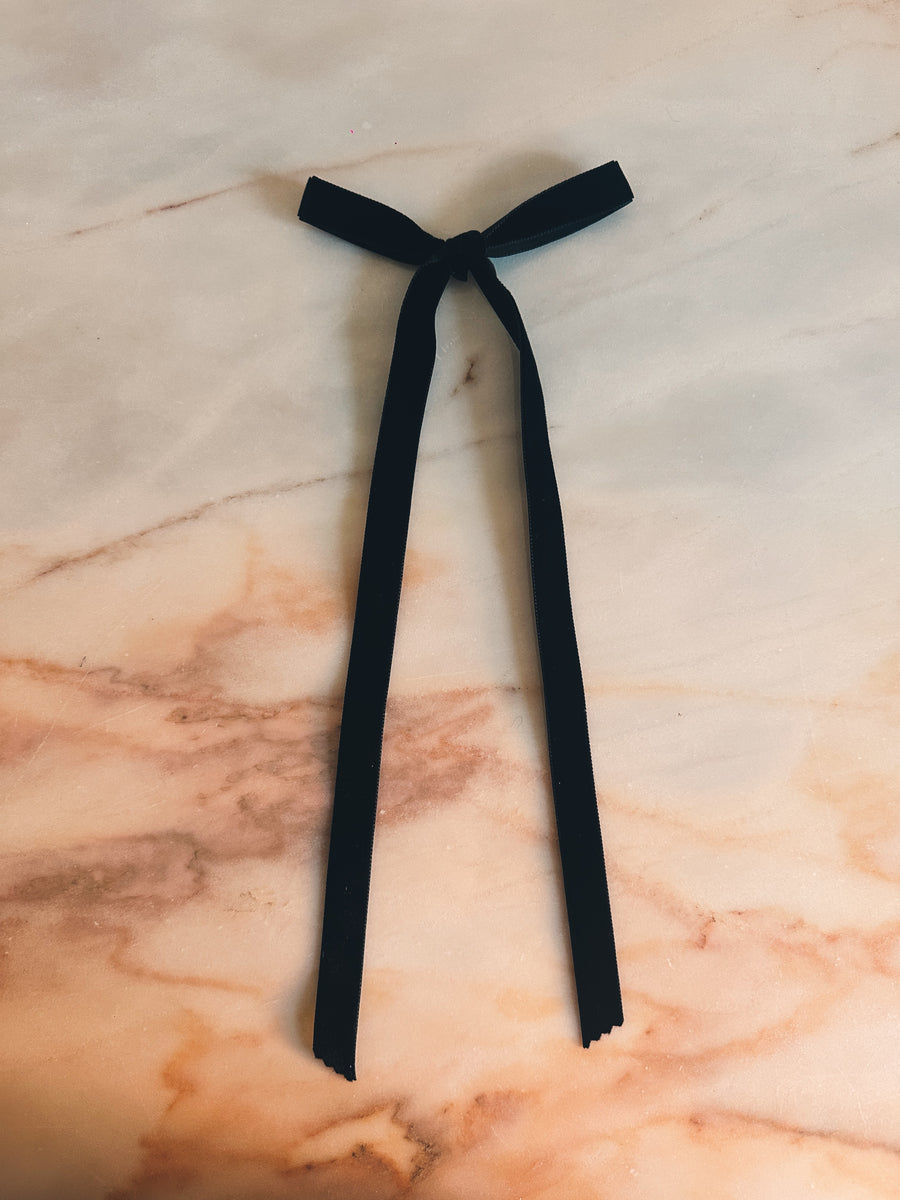 Lazo Terciopelo Negro (1m.)