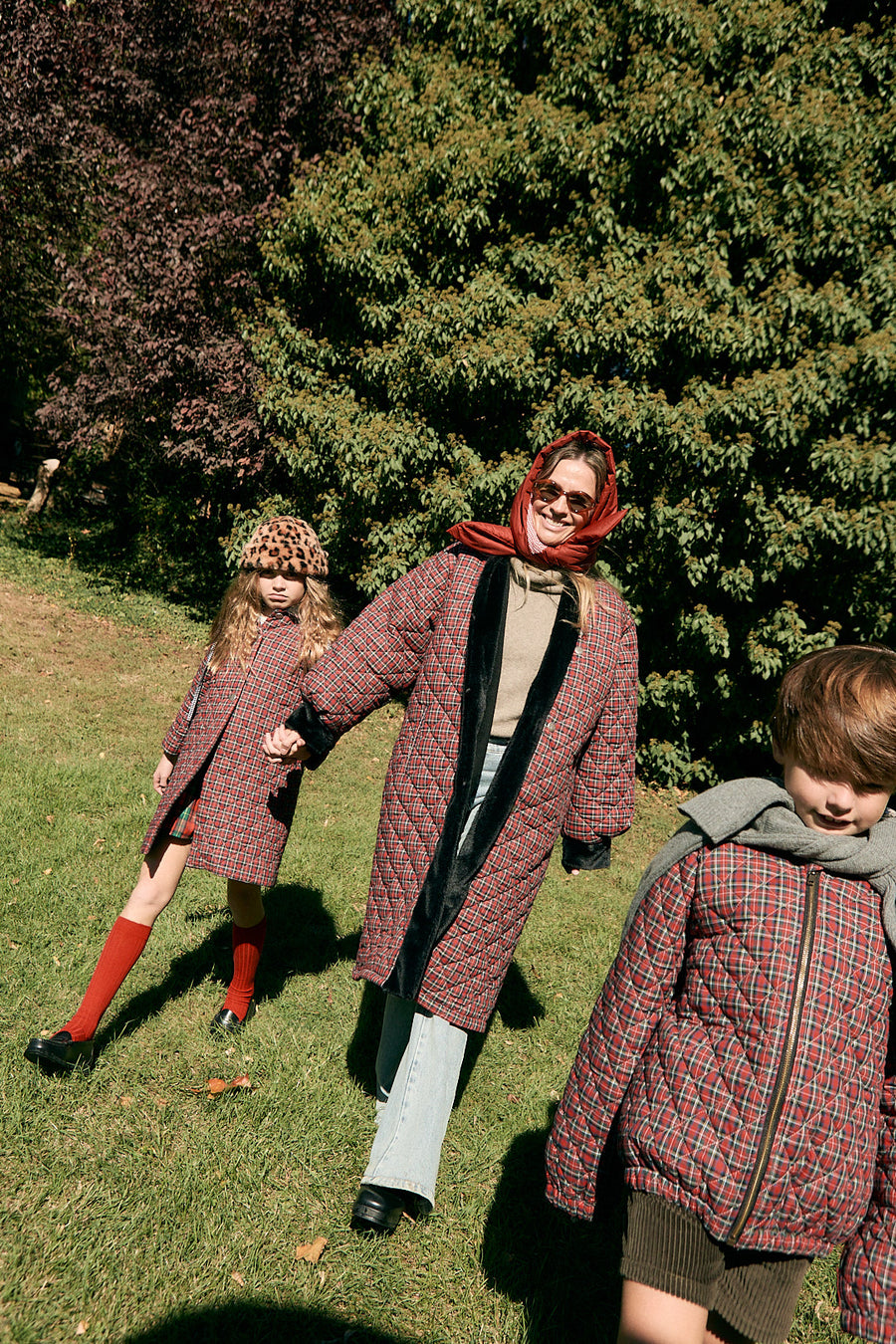 Abrigo Mujer Acolchado Rojo