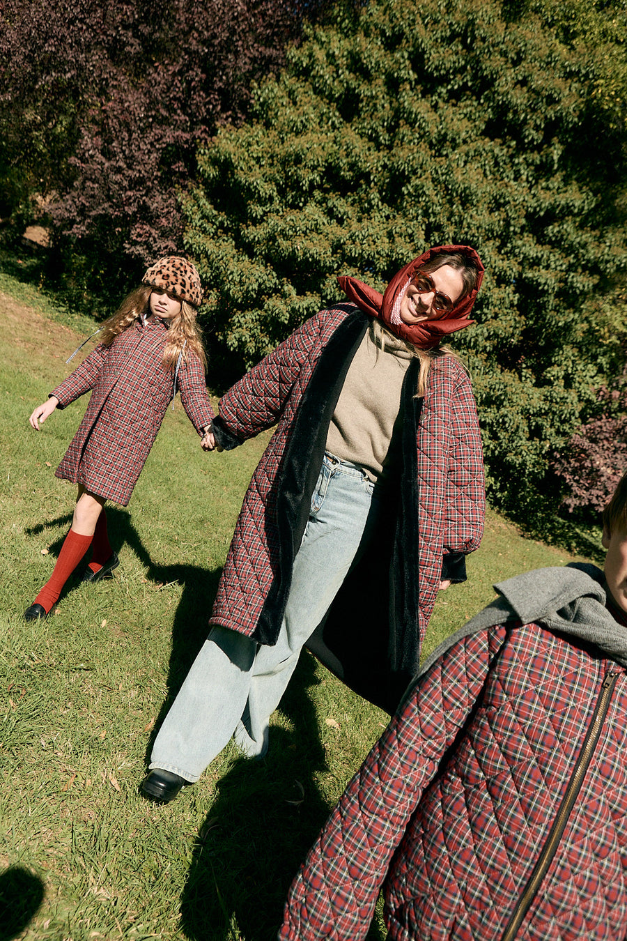 Abrigo Mujer Acolchado Rojo