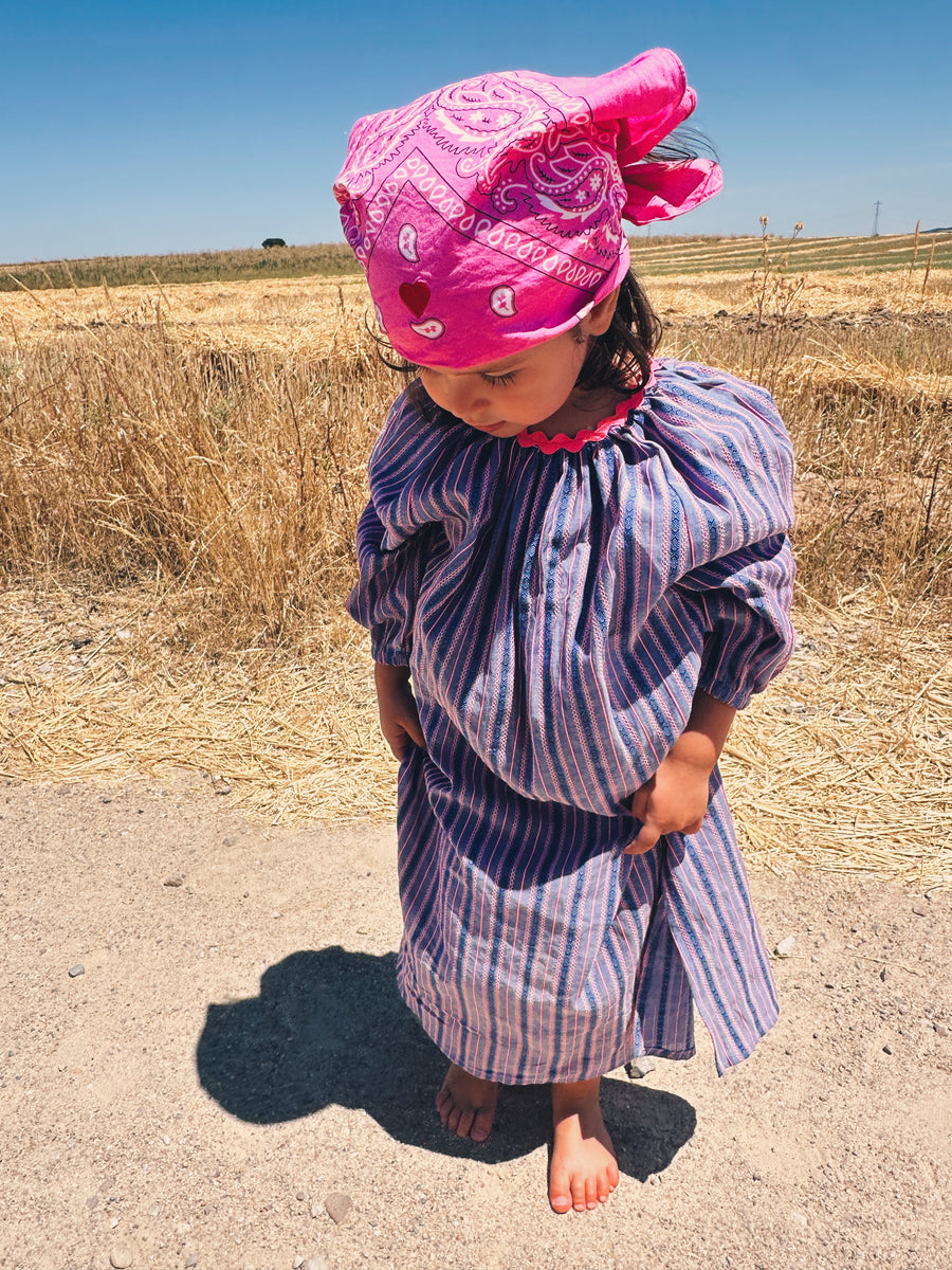 Kaftan Rosa Flúor