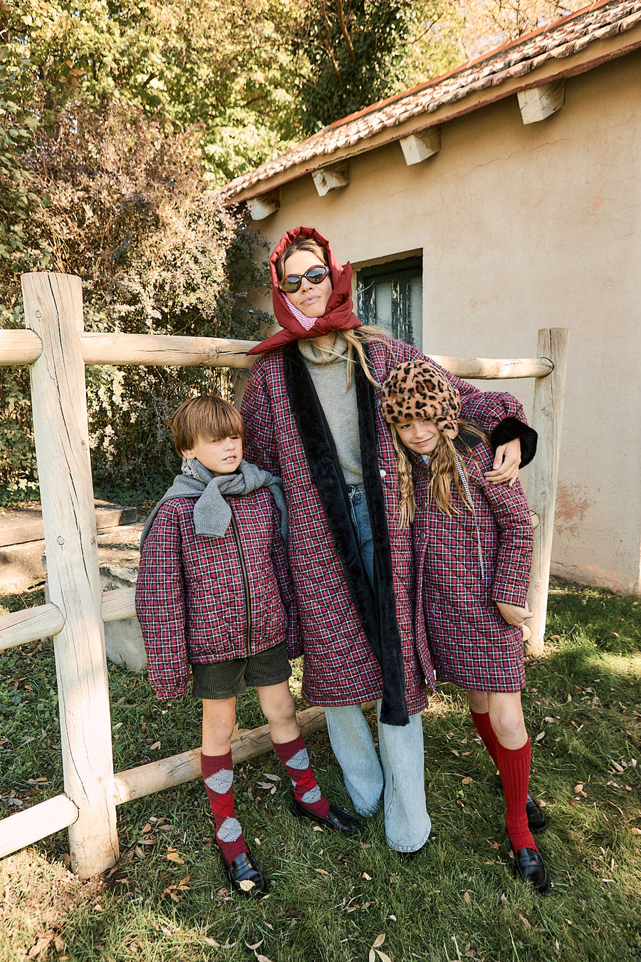 Abrigo Mujer Acolchado Rojo