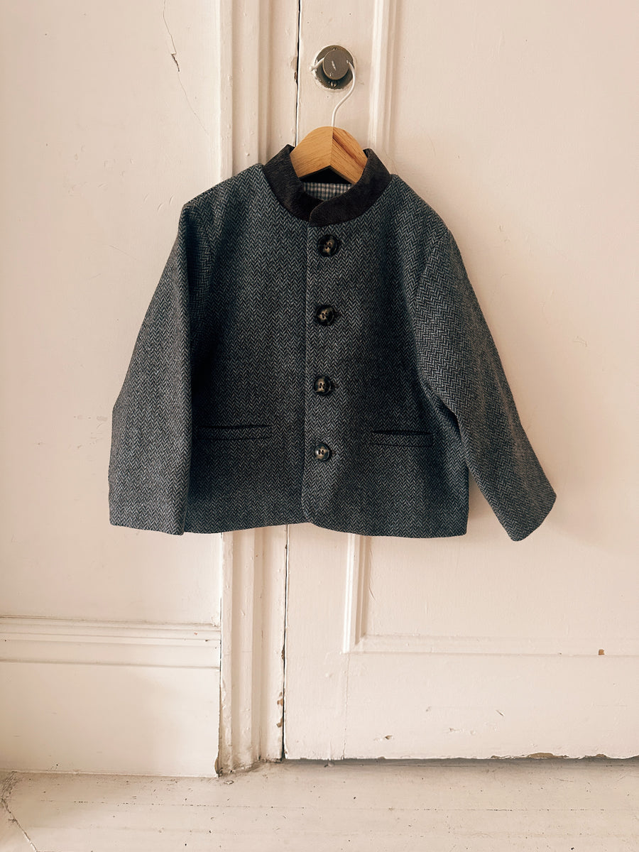 Chaqueta Niño Espiga Azul