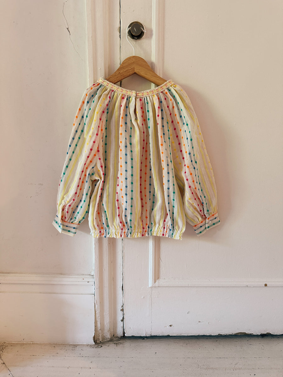 Blusa Volumen Lunares Colores