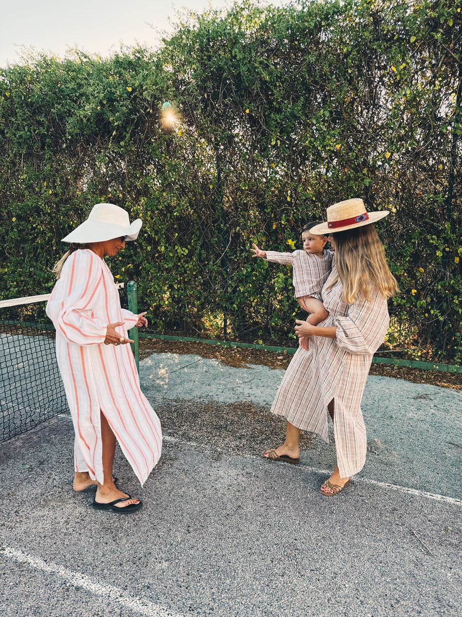Kaftan Rayas Tierra MUJER