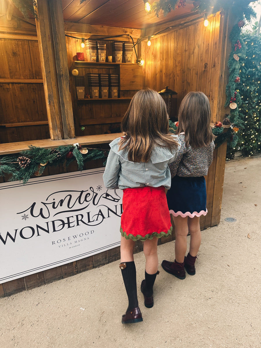 Blusa Smock Vichy Verde