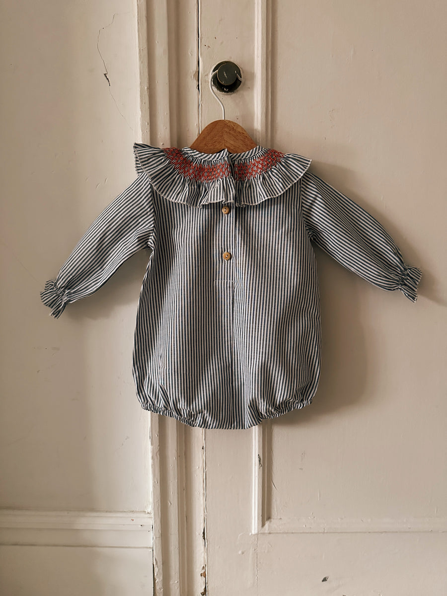 Ranita Smock Oxford Gris