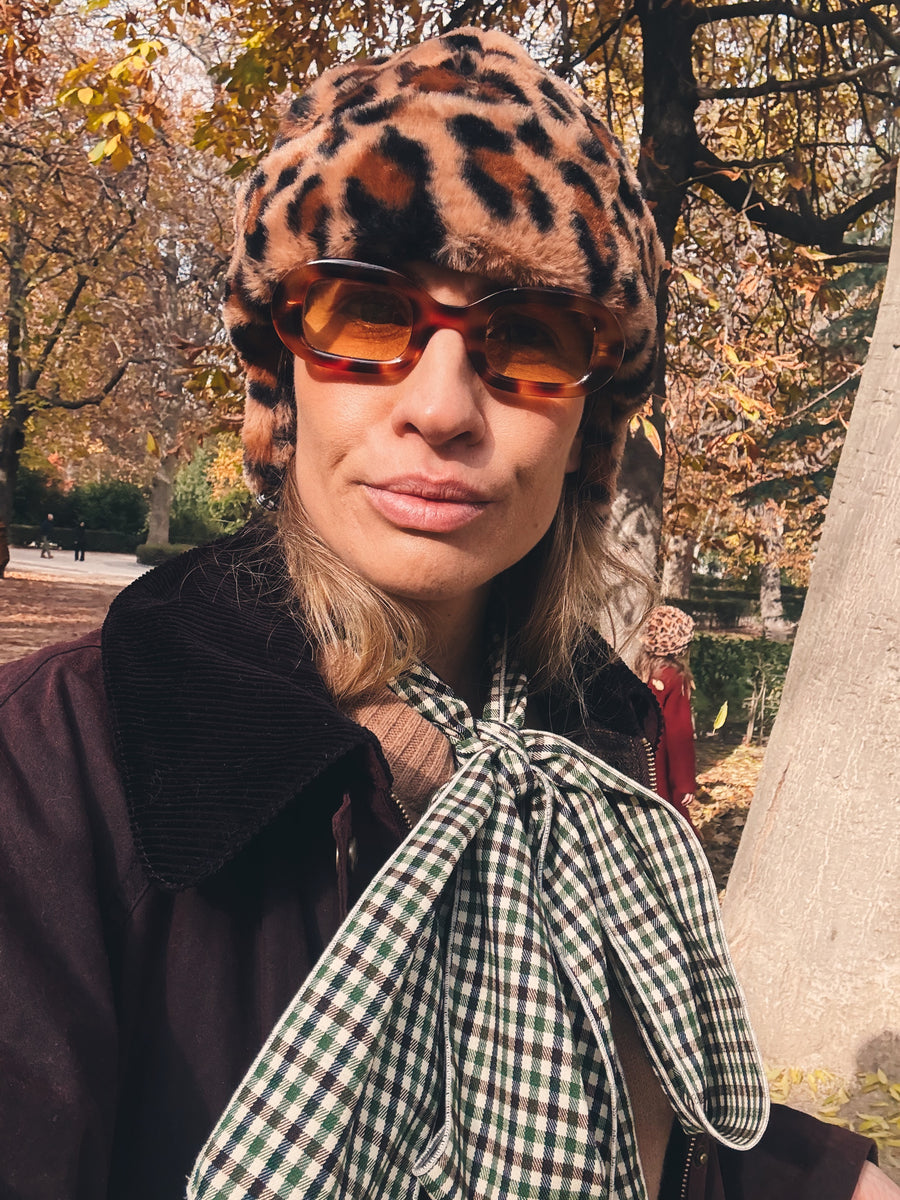 Gorrito Ruso Animal Print