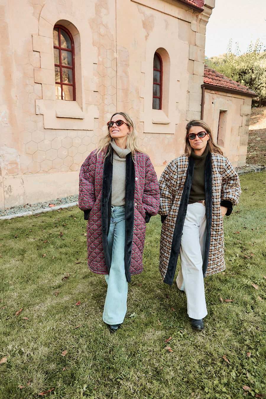 Abrigo Mujer Acolchado Rojo